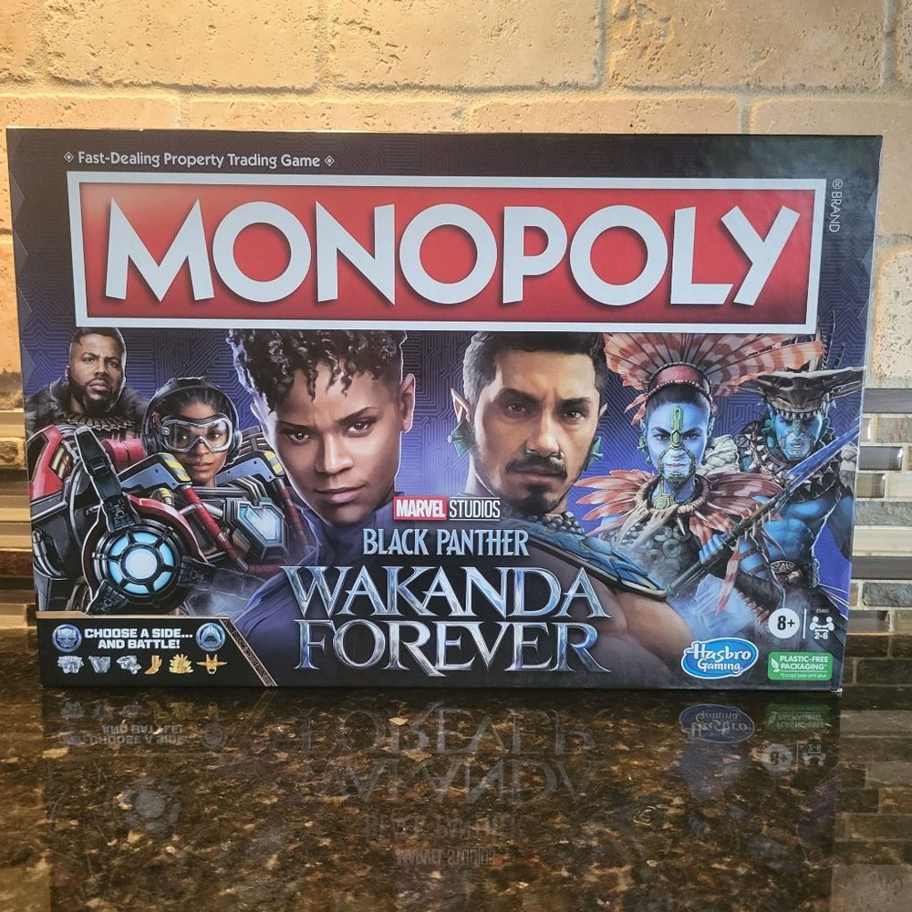 Monopoly: Marvel Studios' Black Panther: Wakanda Forever Edition Board Game